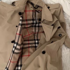 Burberry stone Harbourne jacket size 12